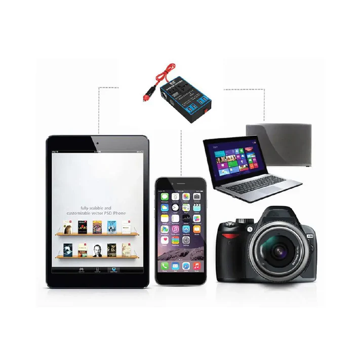 محول الطاقة وشاحن الأجهزة الإلكترونية للسيارة والشاحنات – Image 3