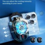 Refroidisseur Smartphone X20 – Ventilateur Gaming à Semi-Conducteur Double Vitesse – Refroidissement Rapide Type-C