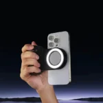 Poignée Caméra Smartphone Magnétique 360° avec Déclencheur Bluetooth – Support Vlog & Selfie